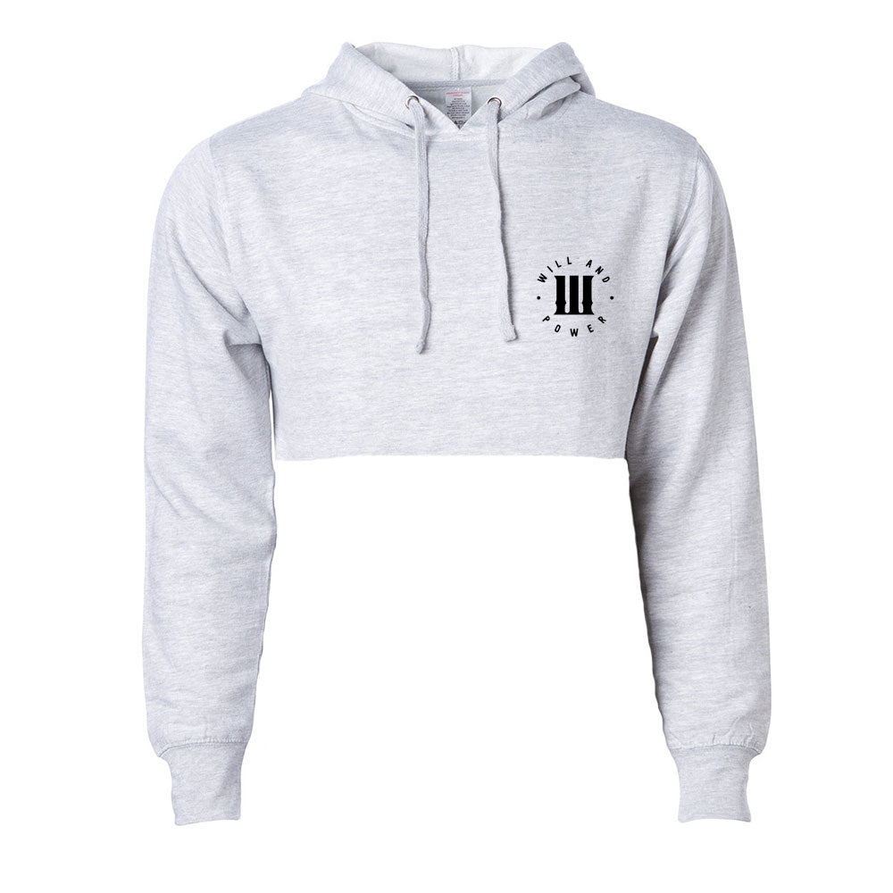 Will And Power - Logo Crop Hoodie