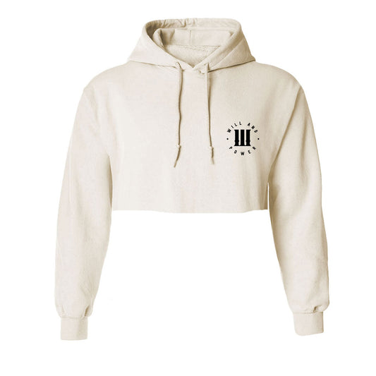 Will And Power - Logo Crop Hoodie